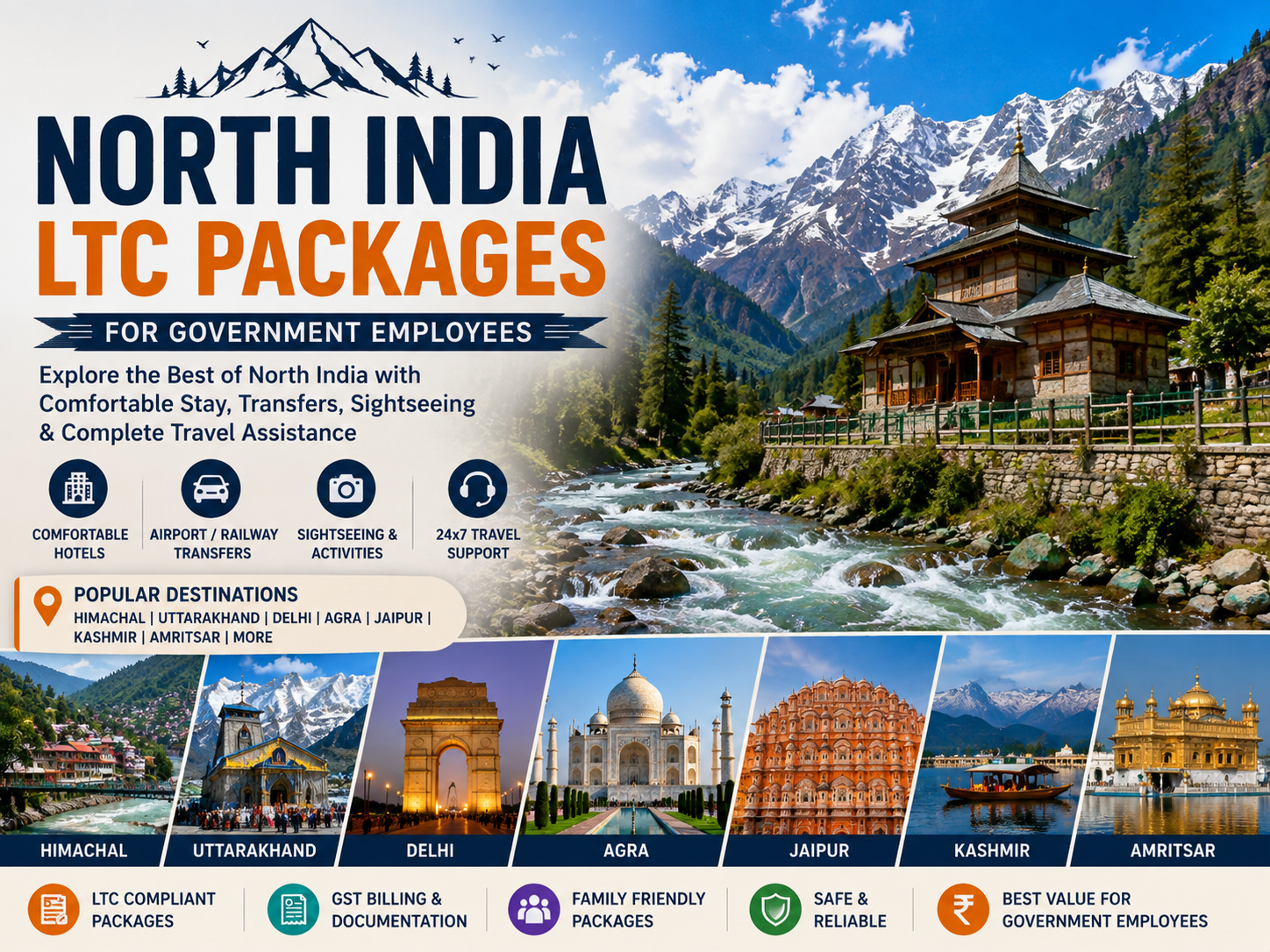North India LTC Packages